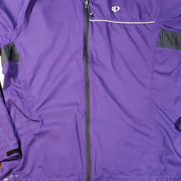 Pearl Izumi ELITE Barrier Jacket Purple Black Large Vented Large Back Pocket‎ - Picture 5 of 16